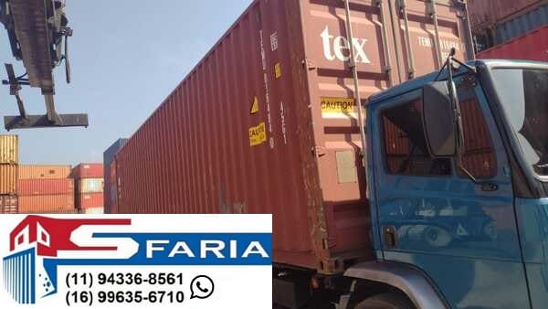 Venda de Container 3 Transporte de container reefer sfaria container